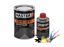 Акриловий грунт MASTER TROTON HS V2018 0,8л+0,2л білий